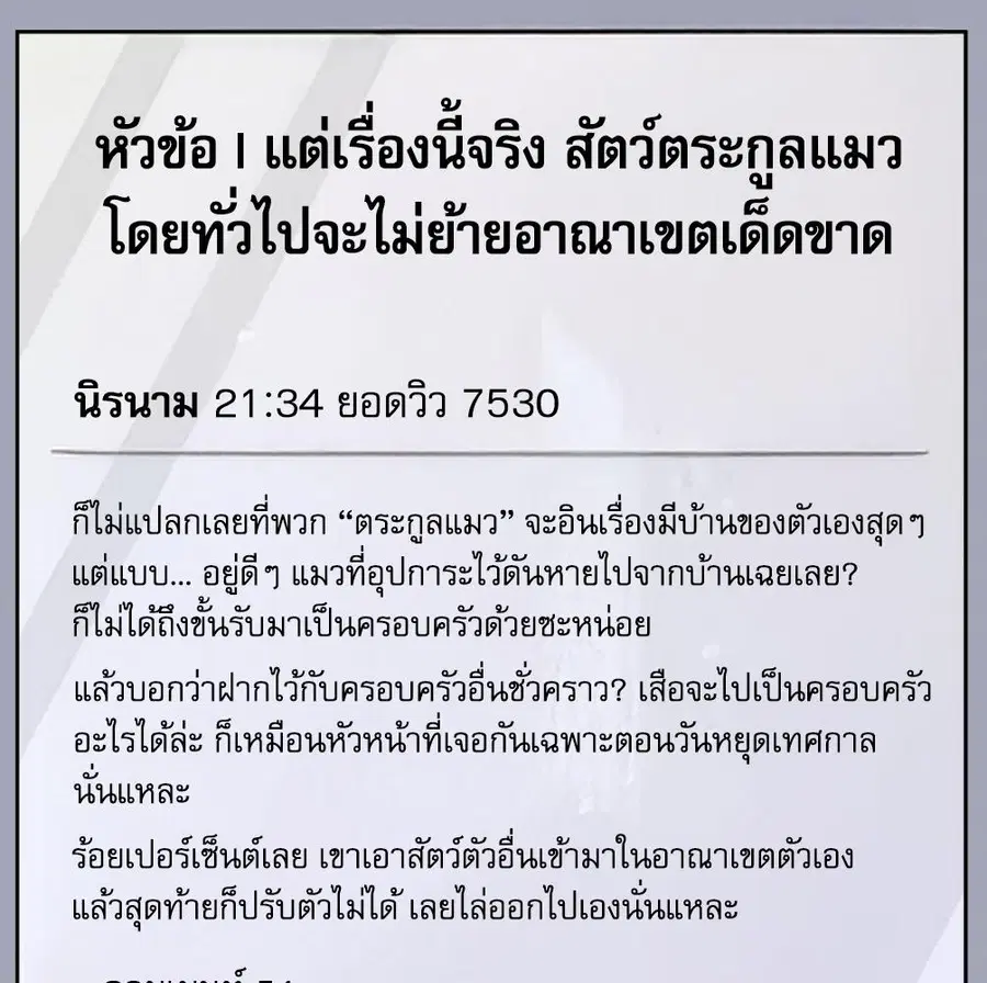 Cat Therapy – ปะปี๊เสพติดเหมียว! ตอนที่ 4 — page 53 of 142